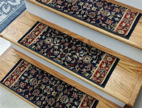 oriental stair treads|stair treads with landing rug.